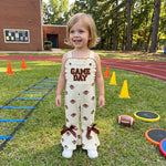 Baby Girl Football Game Day Jumpsuit