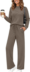 Mock Neck Matching Lounge Set