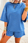 Light Striped Lounge Set