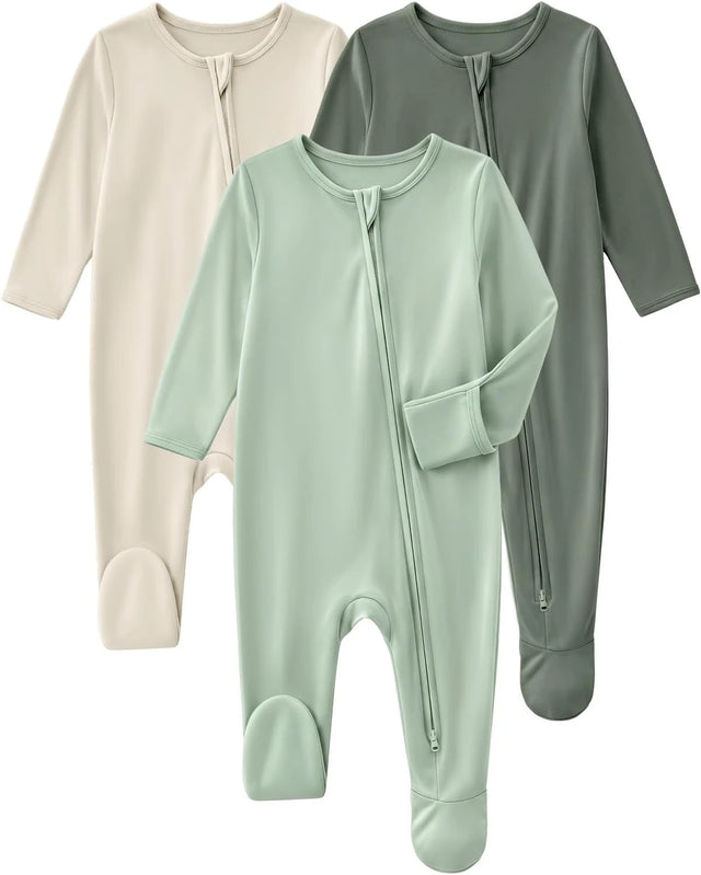 Bamboo Baby footie pjs