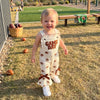 Baby Girl Football Game Day Jumpsuit