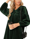 Velvet Babydoll Dress