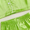 Silky Satin Kids Christmas Pajamas