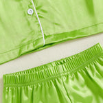 Silky Satin Kids Christmas Pajamas