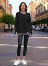 Layered Oversized Fall Sweater