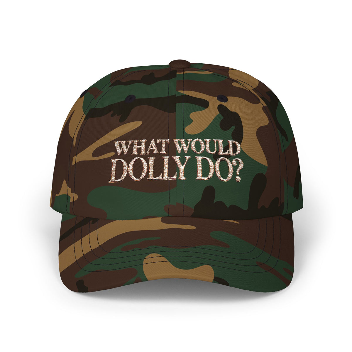 What Would Dolly Do? Embroidered Cap