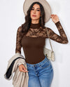 Lace Long Sleeve Bodysuit
