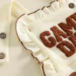 Baby Girl Football Game Day Jumpsuit