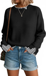 Layered Oversized Fall Sweater