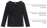 mesh layering top