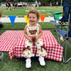 Baby Girl Football Game Day Jumpsuit