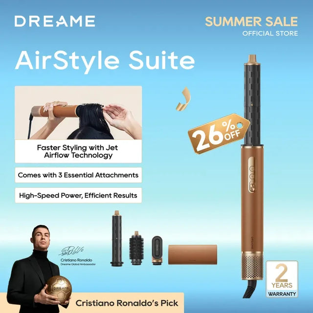 AirStyle Heated Curler and Hair Dryer