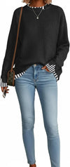 Layered Oversized Fall Sweater