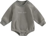 Cotton Blend Infant Bubble Romper
