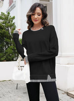 Layered Oversized Fall Sweater