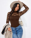 Lace Long Sleeve Bodysuit