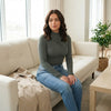 Long Sleeve Ruched Bodysuit