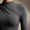 Long Sleeve Ruched Bodysuit