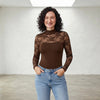 Lace Long Sleeve Bodysuit