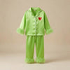 Silky Satin Kids Christmas Pajamas